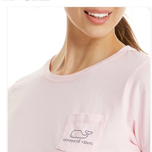 Vineyard Vines - Whale Pocket Tee NWT - Flamingo - Picture 2 of 4